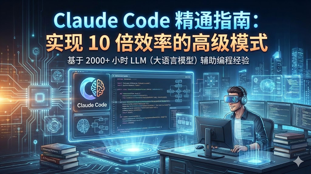 A comprehensive guide to the patterns that actually move the needle. Reverse-engineered from 2000+ hours of LLM-assisted coding. /claude-code-en/featured-image.jpg